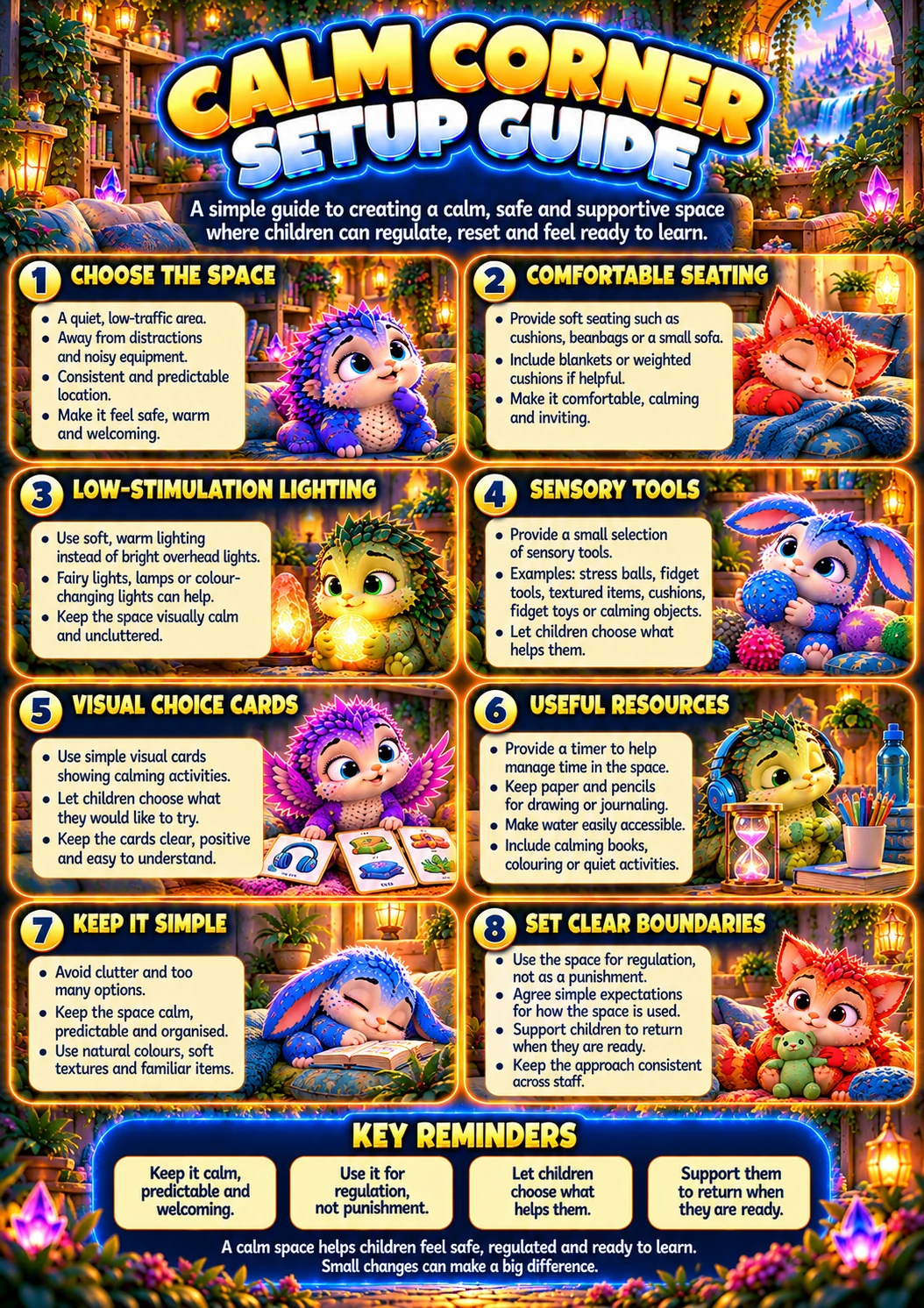 Calm Corner Setup Guide Calm Corner resource