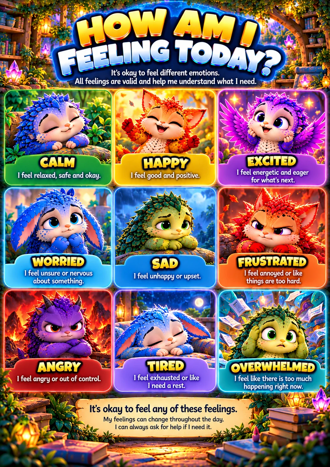 Emotion Check-In Pack printable