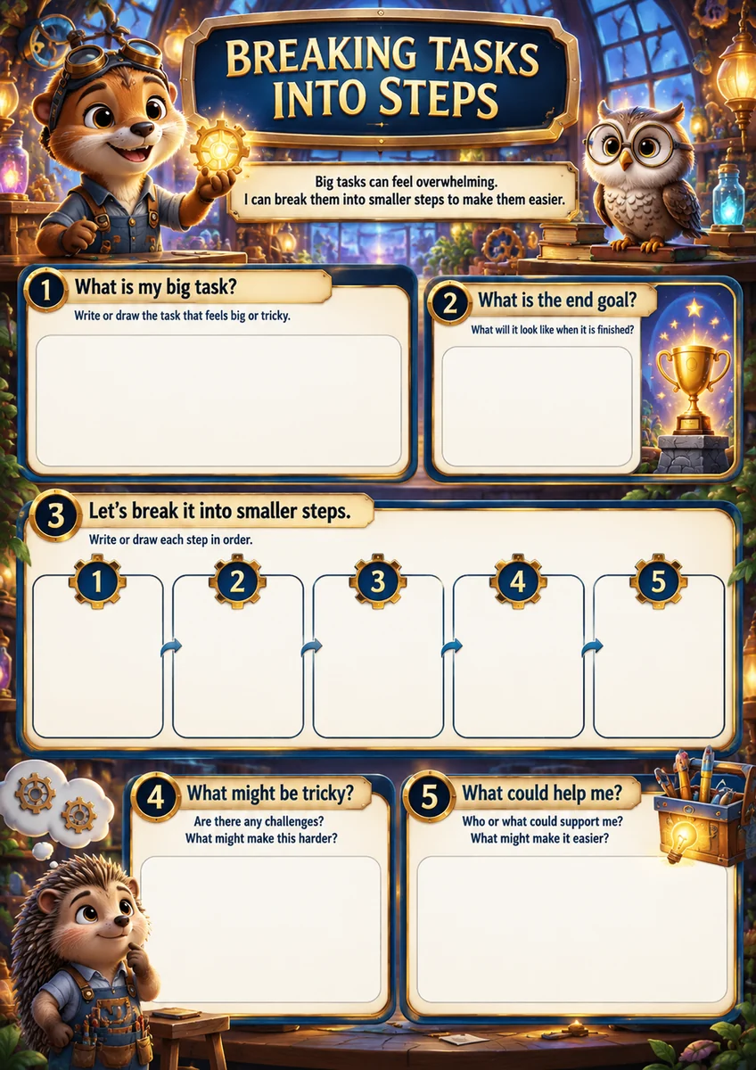 Breaking Tasks Into Steps